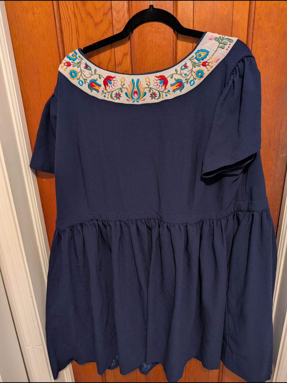 Bea & Dot by ModCloth Embroidered Floral Yoke Dress - 3x - Picture 2 of 3